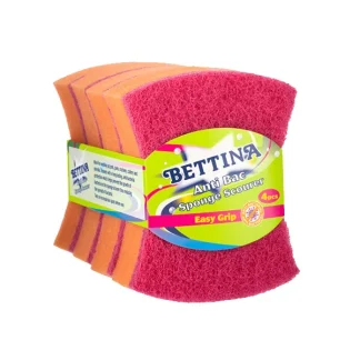 Bettina Dishwashing Antibacterial Sponges Scourers 4pcs