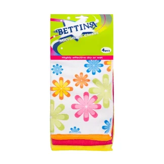 Bettina Microfiber Cloth 28x28cm 4pcs