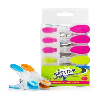 Bettina Pegs Multi-Purpose Soft Grip 12pcs