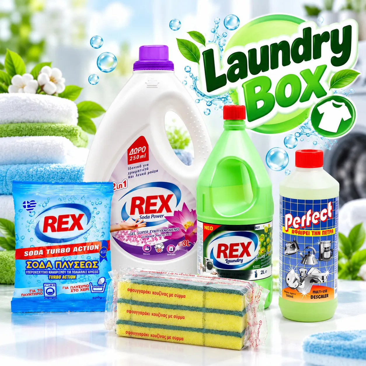 Laundry Box – Complete Laundry & Household Cleaning Bundle