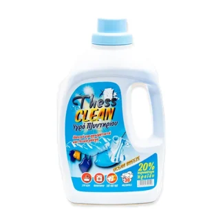Thessclean Liquid Detergent 1.5ltr for White & Colour 30 washes Ocean
