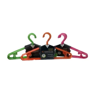 Viopsyctr Plastic Clothes Hangers 6pcs